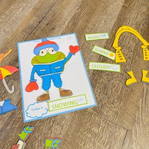Weather Frog Preschool Game