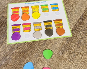 Playdoh Color Matching Game