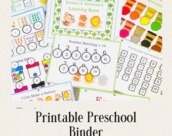 Printable Preschool Busy Book PDF