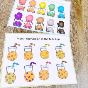 Color Matching Preschool Game, Learning Colors Bundle