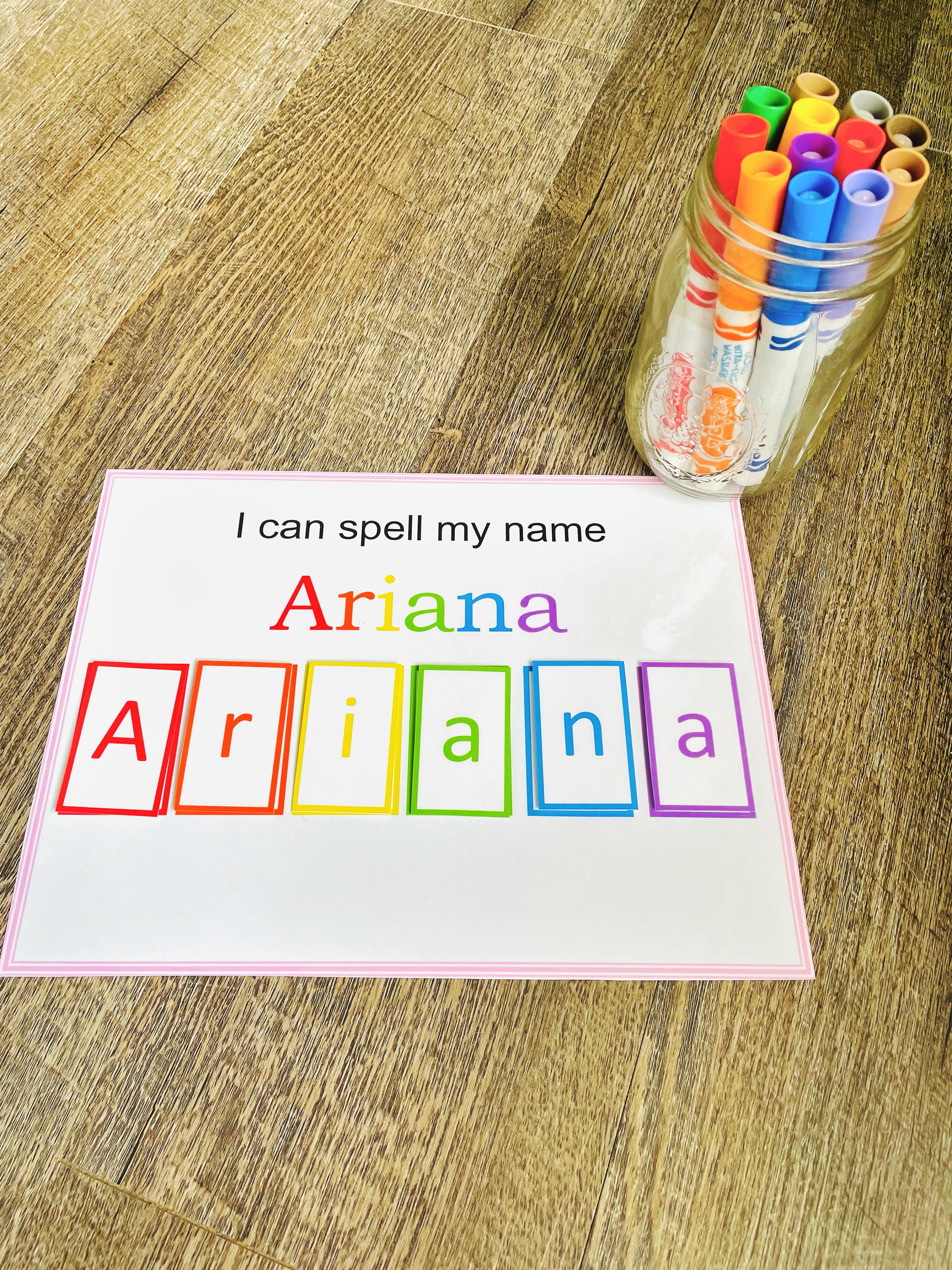 Name Spelling Activity | Learn to Spell My Name Game | Preschool Name ...
