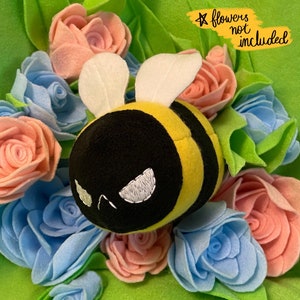 Mini Grumpy Bee Plush Fleece Soft Toy