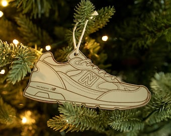 Shoe Ornament l Dad Shoe Ornament l Sneaker Ornament l New Balance Shoe Ornament l Sneaker Head Gift l Shoe head Gift