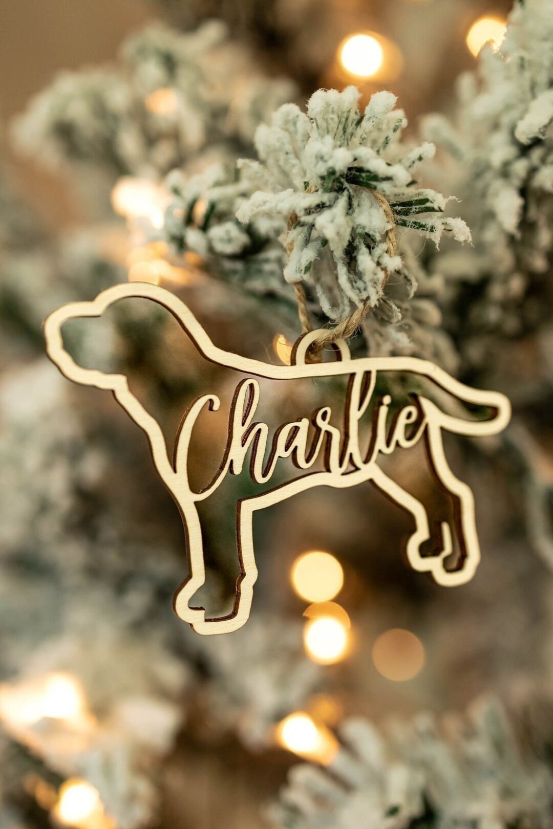 Custom Labrador Retriever Ornament L Lab Ornament L Custom Dog Ornament ...