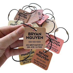 Neutral Luggage Tag, Blush Luggage Tags, Custom Luggage Tag, Diaper Bag Tag, Acrylic Bag Tag, Bridesmaid Gift, Backpack Tag, Name Tag