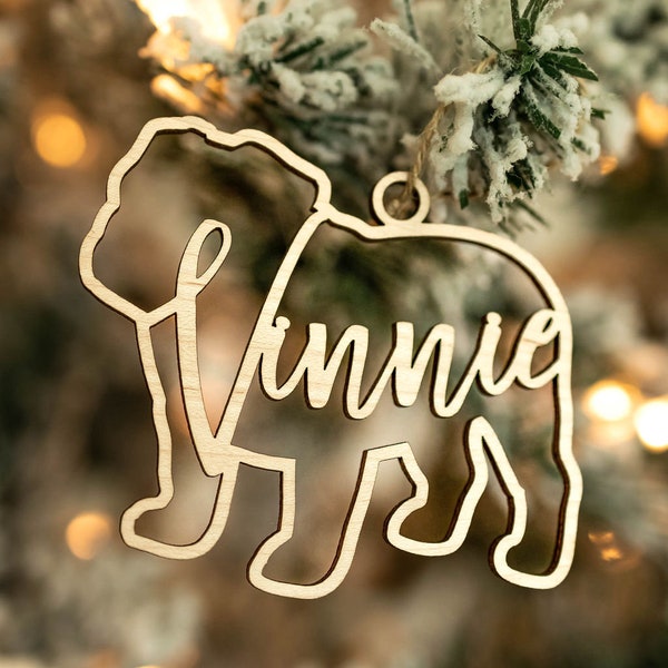 Custom Bulldog Ornament l Personalized Bulldog Ornament l Custom Dog Ornament l Bulldog Gift l English Bulldog Ornament