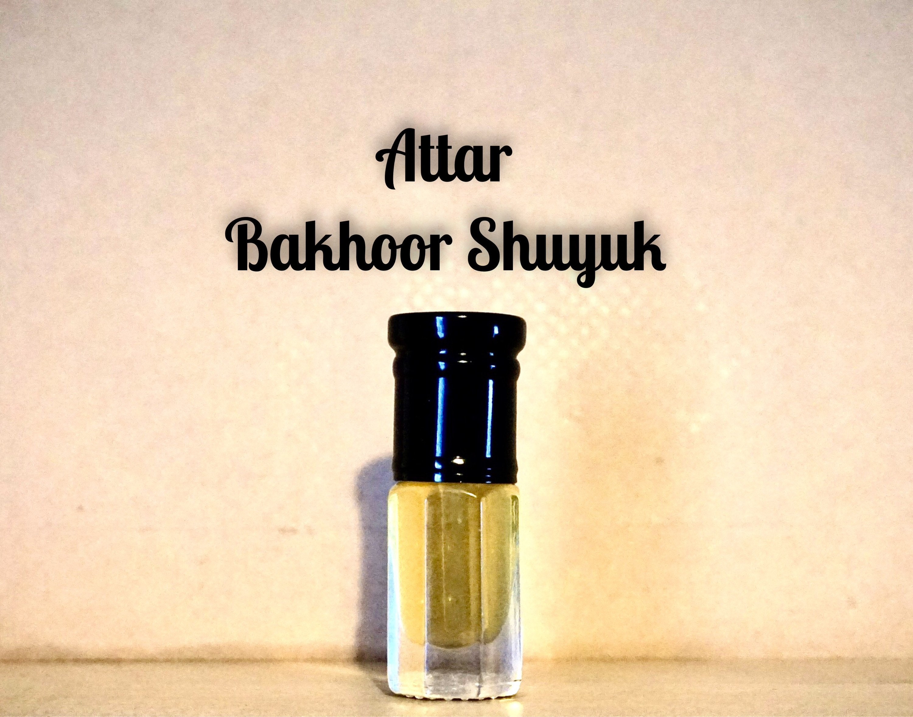 Shuyuk Attar: Bakhoor Scent | Natural Floral Perfume Oil | Non-Alcoholic Arabian Fragrance for Women