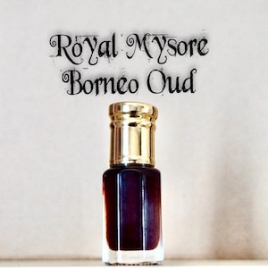 Attar Royal Mysore Borneo Oud - Pure Sandalwood Oud Attar