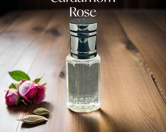 Cardamom Rose Perfume Oil   - 100% Natural Perfume for Women