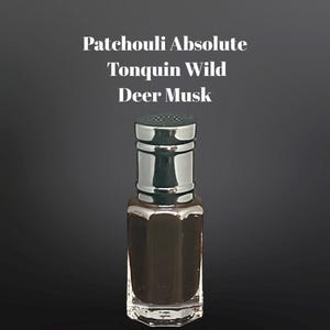 Patchouli Absolute Tonquin Wild Musk | 100% Natural Fragrance | Attar Perfume Oil