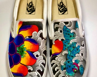Custom Vans Slip ons