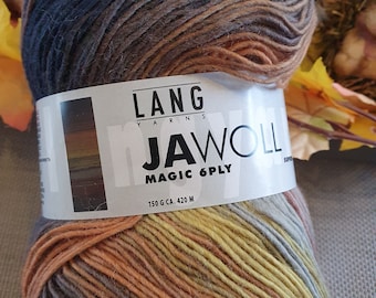 JAWOLL MAGIC 6-thread~75% virgin wool superwash~the sock lace yarn from Lang Yarns~trace your yarn~150g~for the family socks