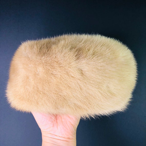 Vintage 1950s Jelleff’s Fur Hat Cap fascinator St… - image 2