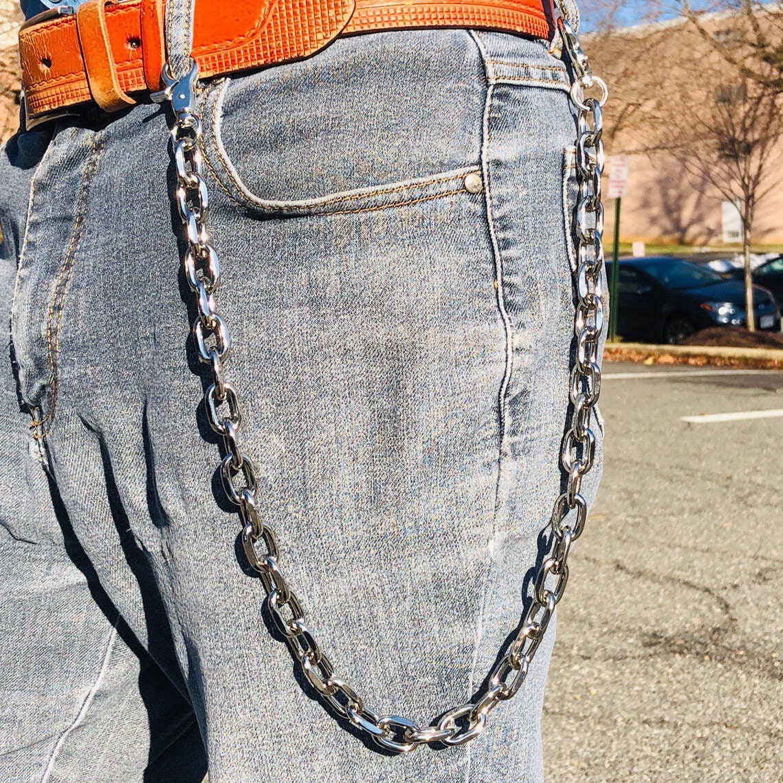 Top 83+ pants with side chain super hot in.eteachers