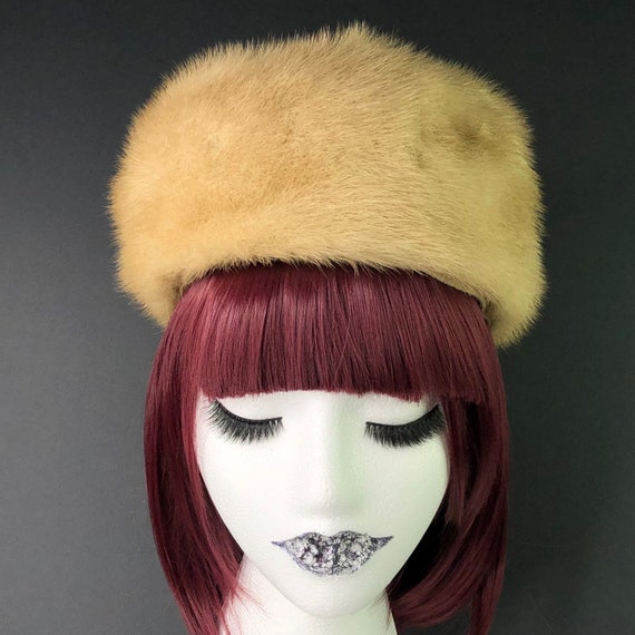 Vintage 1950s Jelleff’s Fur Hat Cap fascinator St… - image 1