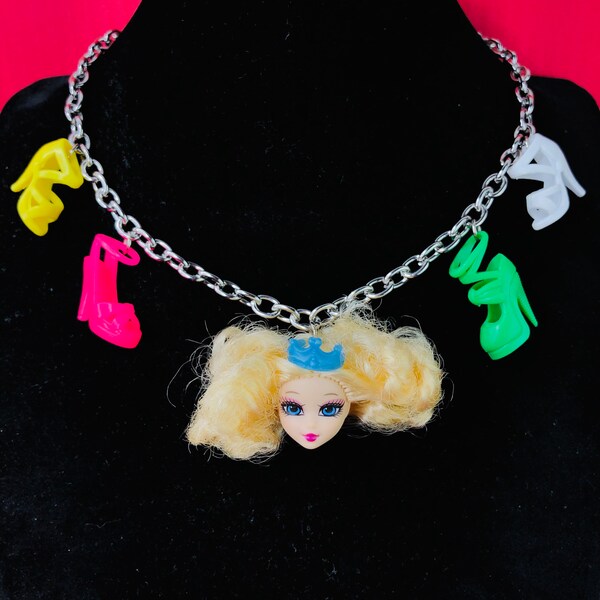 Doll Head Necklace - Etsy