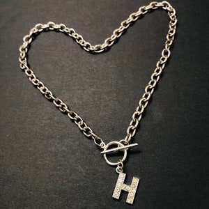 Bellino Fathers Day Gifts-Initial AZ Letter Necklace For Men Boys Kids Teen Stainless Steel American Flag Dog Tag Pendent Chain Jewelry Birthday Graduation Gifts For Him Boyfriend Husband Dad 24inches
