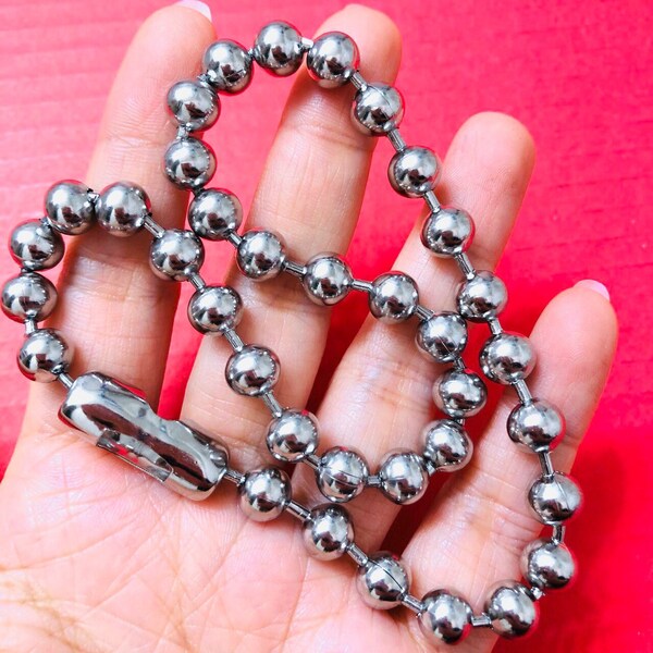 Ball Chain Choker Etsy