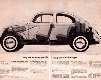 vw beetle ad etsy