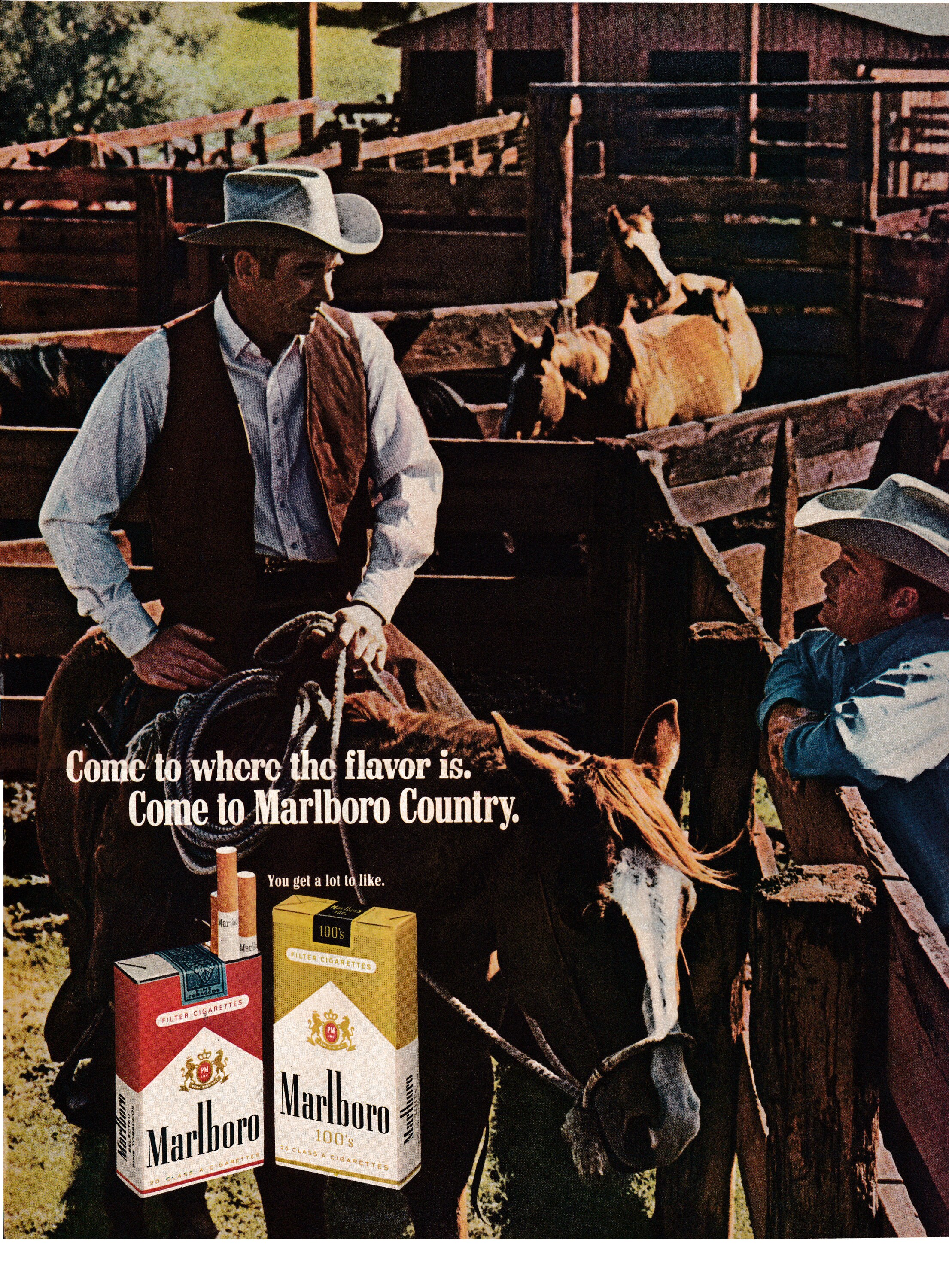 1969 Marlboro Country-horseback in 