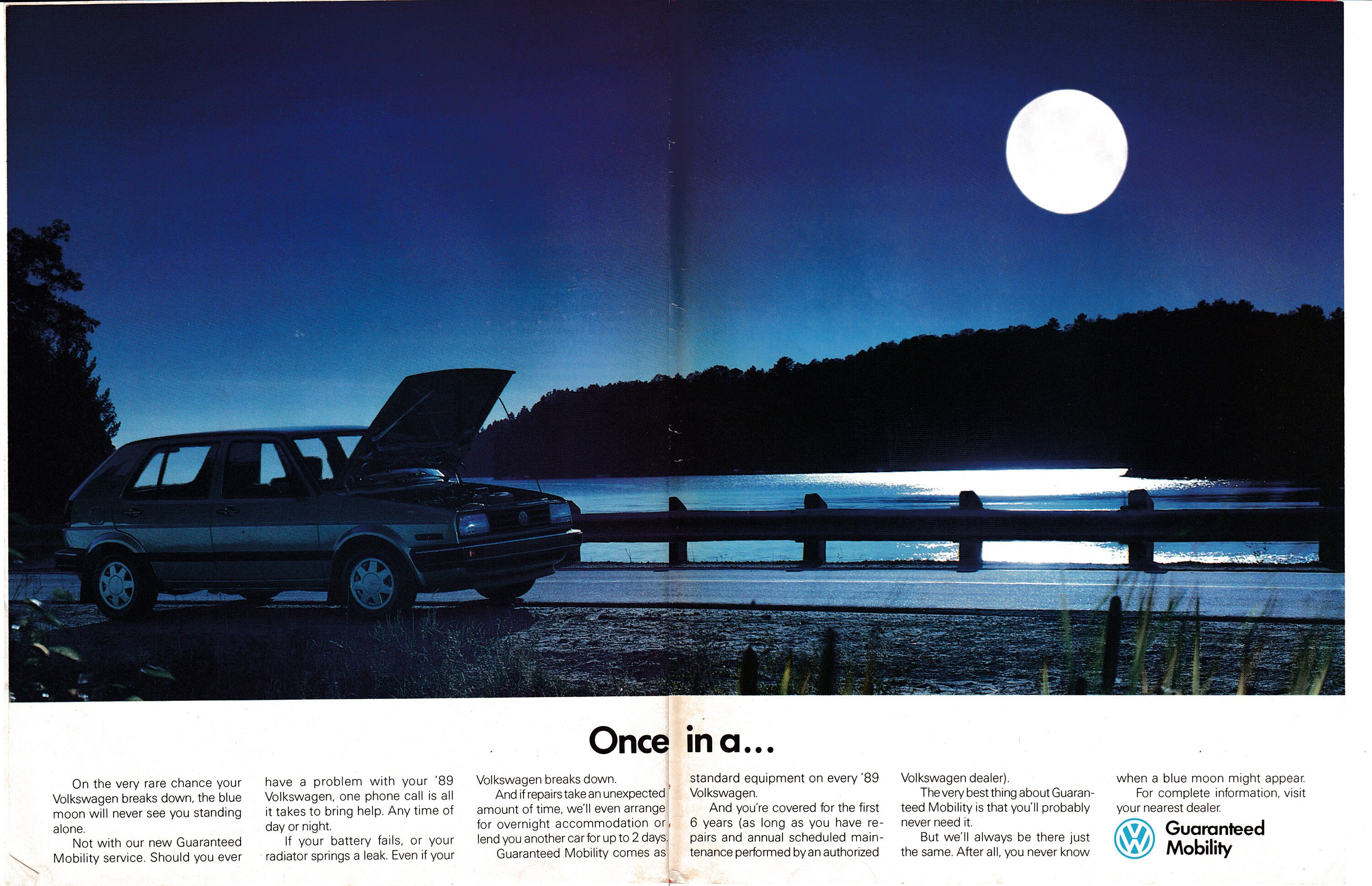 1989 Vw Jetta One In A Lifetime Breakdown Volkswagen Original Etsy