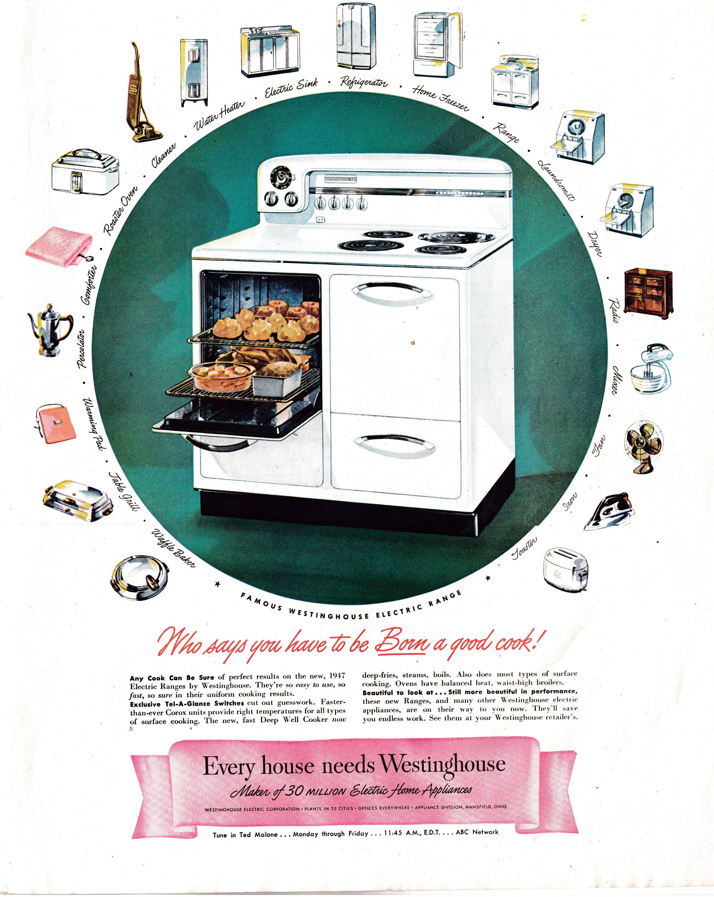 household electric range