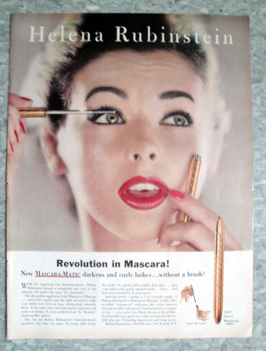 Elegantes Helena Rubinstein Mascaras Ebenbild