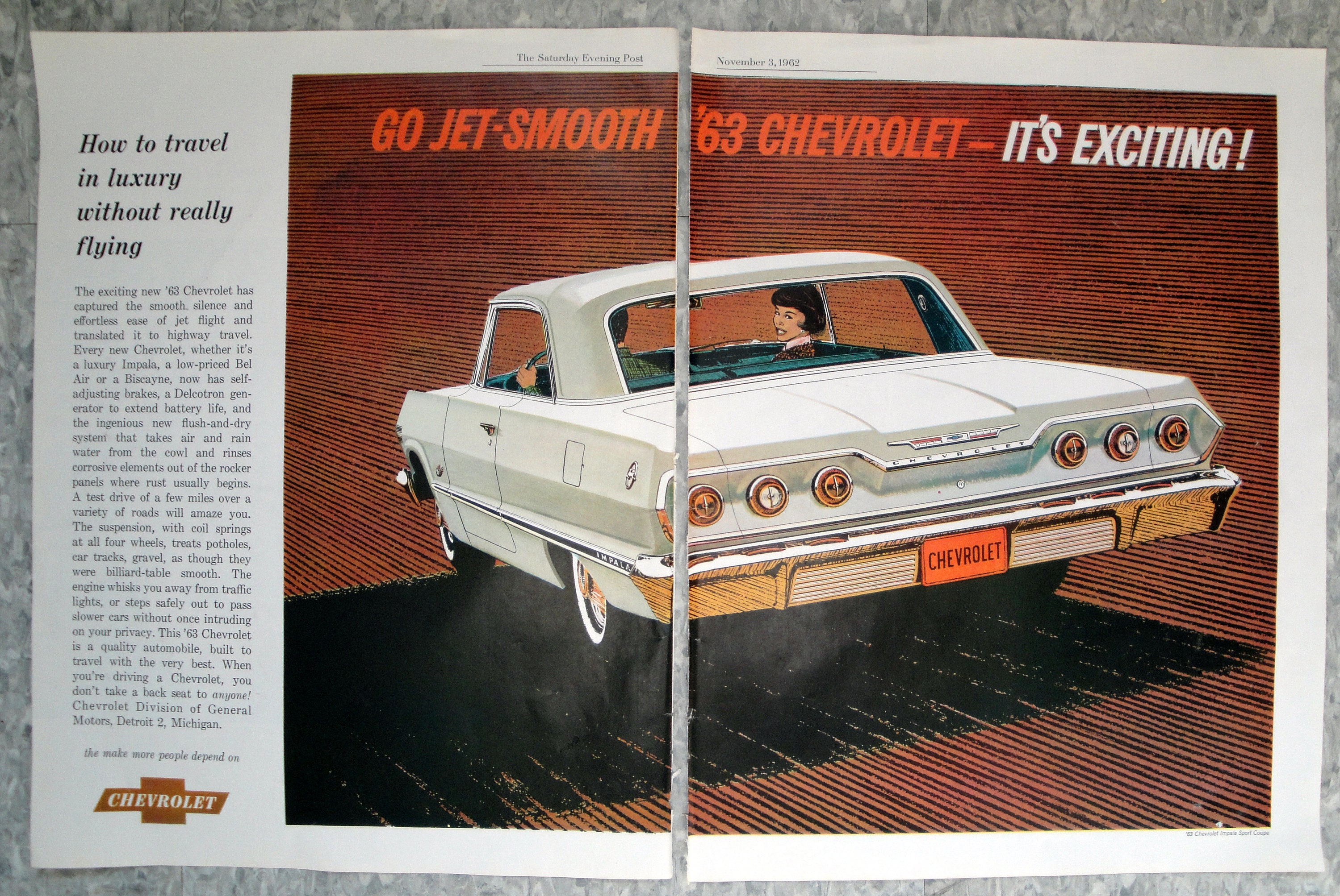1963 Chevrolet Impala Sports Coupe White Original 2 Page 13 5 Etsy