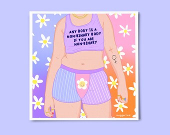 Non Binary Artwork - Etsy