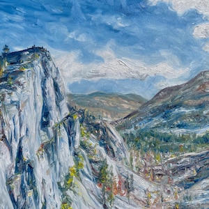 BELOVED | 16 x 20 inch Original Oil Painting of Lover’s Leap by Local Tahoe Artist | Granite Wave Collection