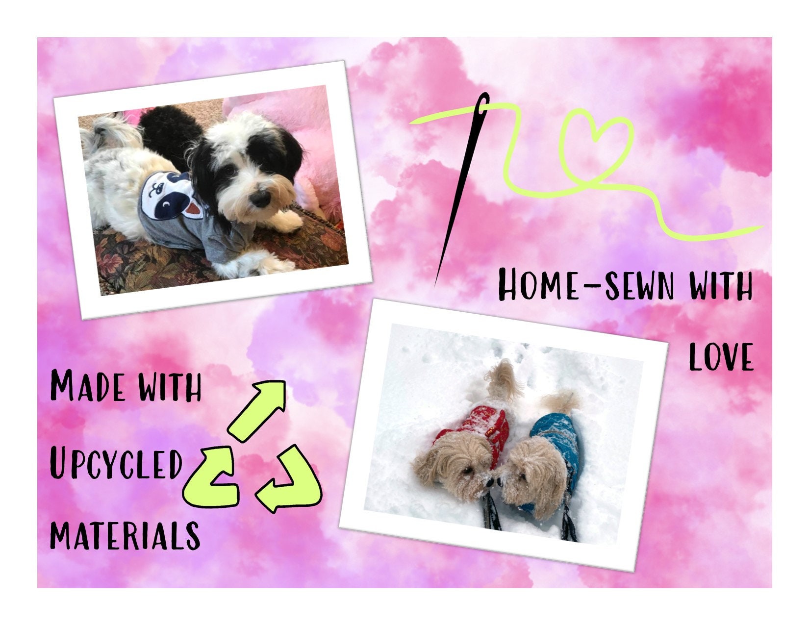 Cute Sweater Fleecelined Dog Vest Comfy and Warm Pet Etsy