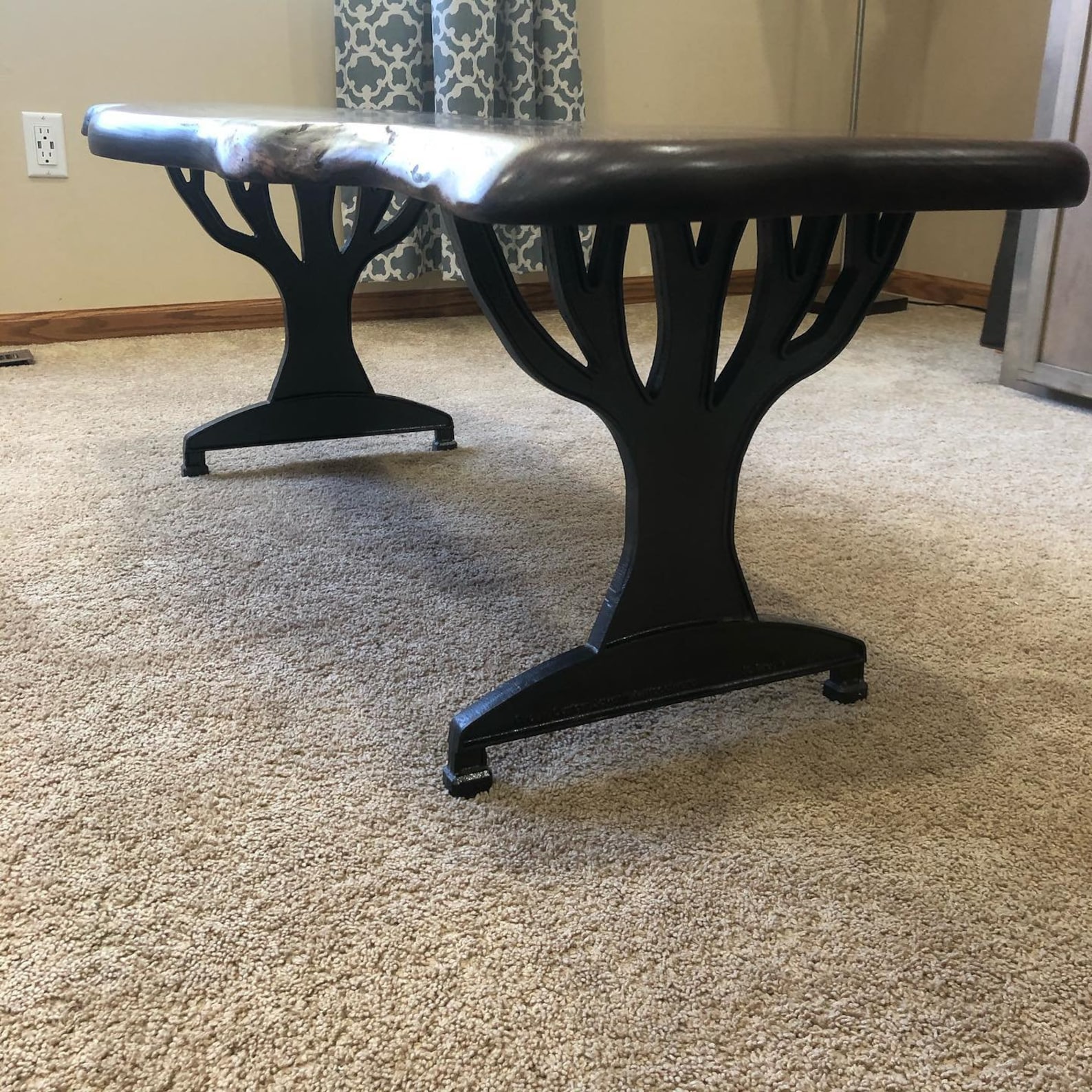 Cast Iron Tree Coffee Table Leg Made in USA Etsy