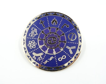 Hallmarks of Cancer Enamel Pin – Biomedical Lapel Pin | Oncology Badge | Cancer Biology Flair | Gift for doctor, researcher, medical student