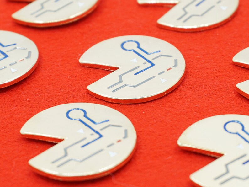 CRISPR Cas9 Enamel Pin (gold) -- | Science Pin | Biology Flair ...