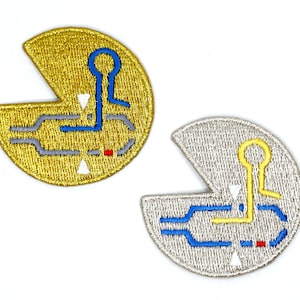 CRISPR-Cas9 bestickt Patch--SET von 2 Genetik-Patches | Biologie Stickerei Flair | Geschenk für Wissenschaftler, Schüler, Lehrer