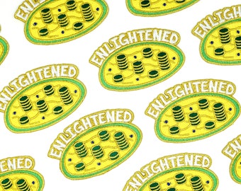 Chloroplast Embroidered Patch – Science Biology Patch | Nerdy Laboratory Patch | Plant Biology Flair | Gift for scientist or student