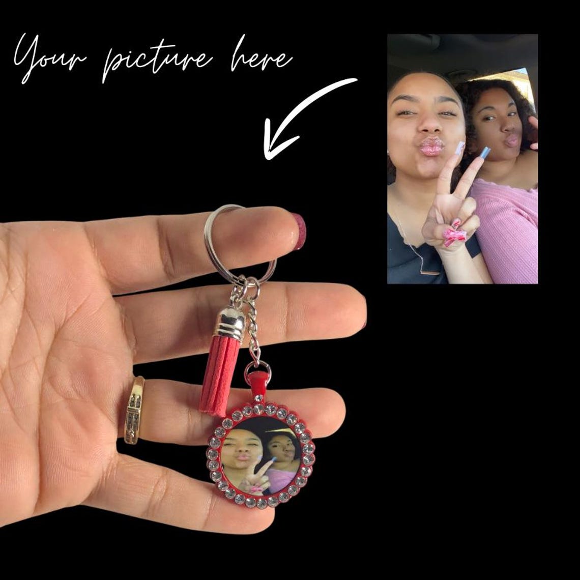 Custom Keychain | Photo Keychain | Picture Keychain | Personalized ...
