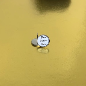 Customized photo earrings | picture earrings | custom stud earrings | remembrance jewelry | animal earrings | wedding earrings | loved ones