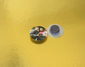 Custom photo magnets | personalized keepsake (1 inch) | picture magnets | photo magnets | portrait magnets |