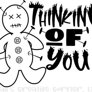 GCC Thinking of you is een grappig digitaal snijbestand voor gebruik in uw snijmachines zoals cricut en silhouet bevat een svg, png, eps, dxf