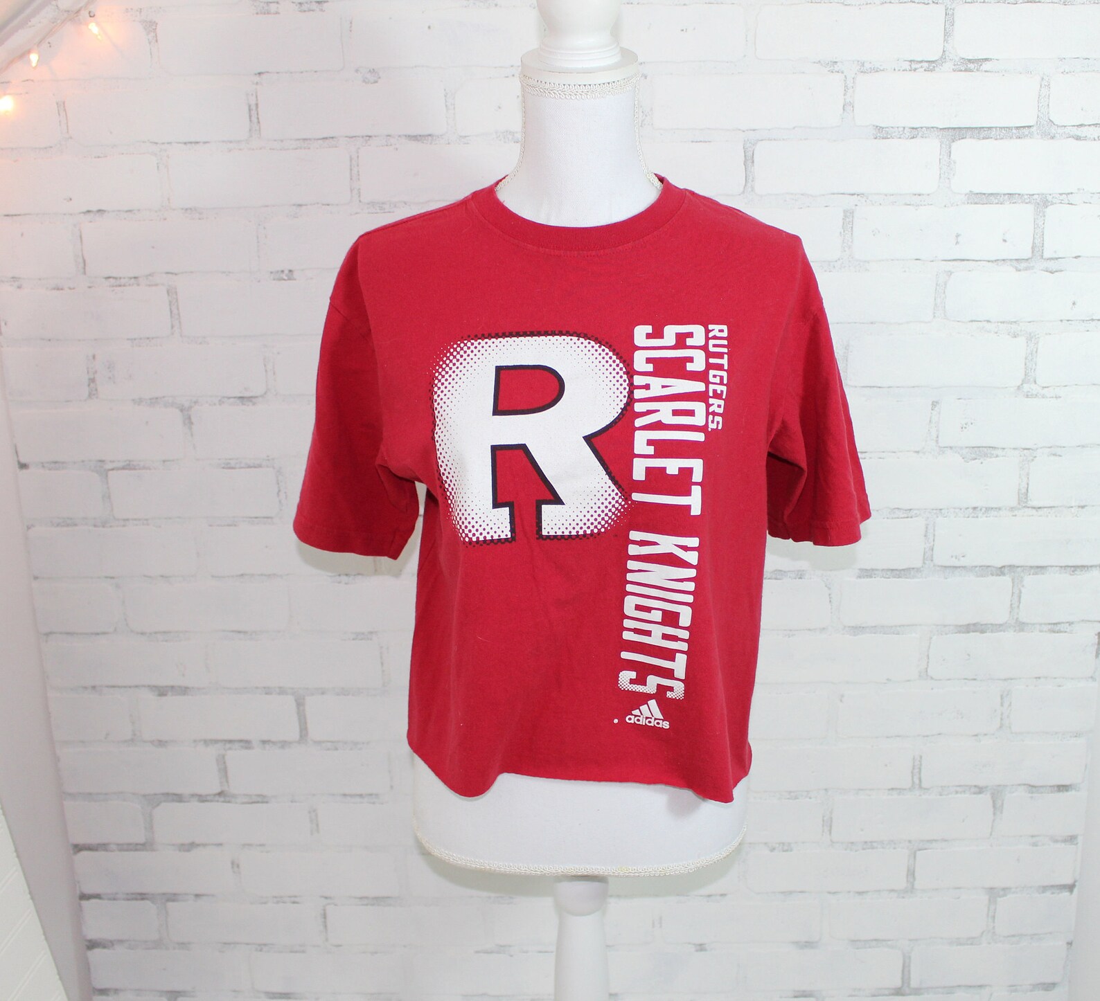 Rutgers University Football Vintage Graphic T-shirt RARE One of a Kind College Tailgate Game Day 