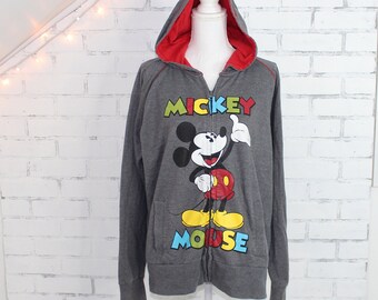 Mickey Mouse Vintage Graphic Sweatshirt Hoodie (RARE One of a Kind)