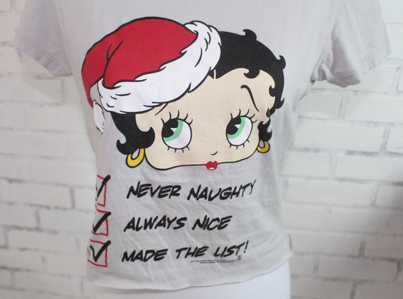 Betty Boop Christmas Graphic Tshirt (RARE One of … - image 2