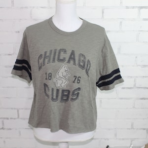 Women's Starter White Chicago Cubs Perfect Game V-Neck T-Shirt