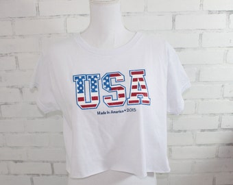 4th of July American Flag - Independence Day Graphic Tshirt (RARE One of a Kind)