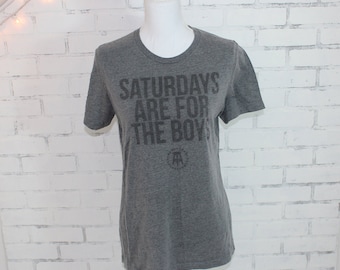 Saturdays Are For The Boys Vintage Graphic Tshirt