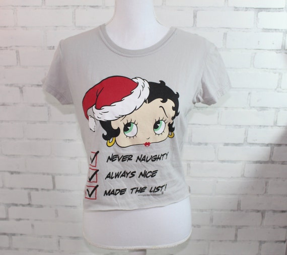 Betty Boop Christmas Graphic Tshirt (RARE One of … - image 1