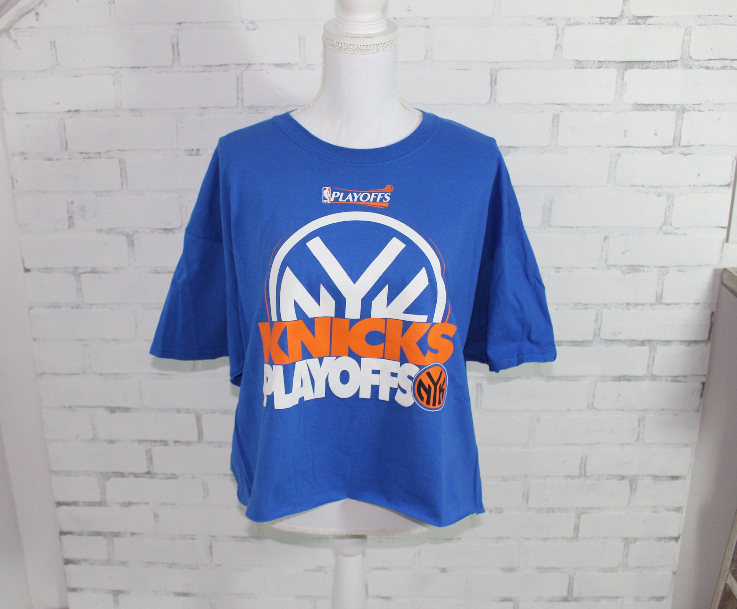 NBA New York Knicks logo cropped t-shirt