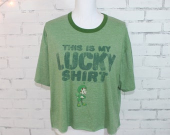 This is My Lucky Shirt Vintage Graphic t-shirt (RARE one of a kind)