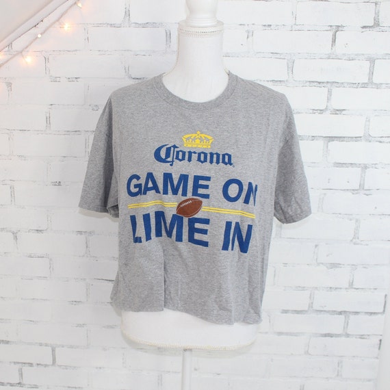 Corona Game On Lime In Beer Vintage Graphic t-shi… - image 1